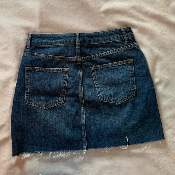 TOPSHOP MOTO DENIM SKIRT - Picture 3 of 7